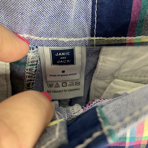 Janie And Jack Patchwork Shorts - Picture 3 of 5